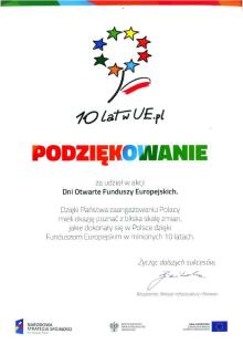 Akcja „10 Lat Polski w Unii Europejskiej”
